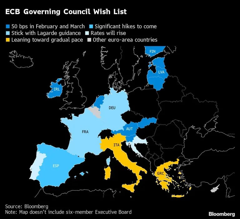 Lista de deseos del Consejo de Gobierno del BCEdfd