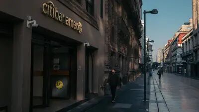 A Banco Nacional de Mexico SA (Banamex) Citibanamex bank branch in Mexico City.