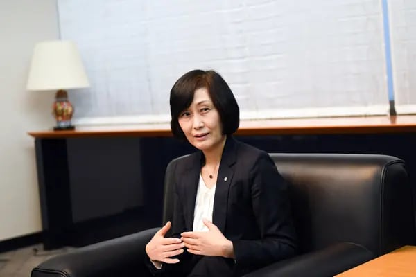 La CEO, Mitsuko Tottori, dijo que escucha que un tipo de cambio de ¥130 a ¥140 por dólar sería más deseable.