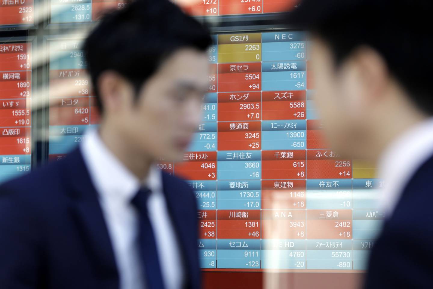 Las acciones cayeron en Australia y Japón, mientras que los futuros de Hong Kong subieron.