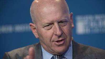 David Solomon, CEO do Goldman Sachs, vê risco de recessão e inflação ‘punitiva’dfd