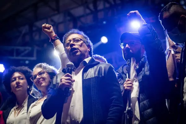 Gustavo Petro, candidato a la presidencia de Colombia, ha adoptado una postura favorable al clima en su campaña electoral. Fotógrafo: Nathalia Angarita/Bloomberg