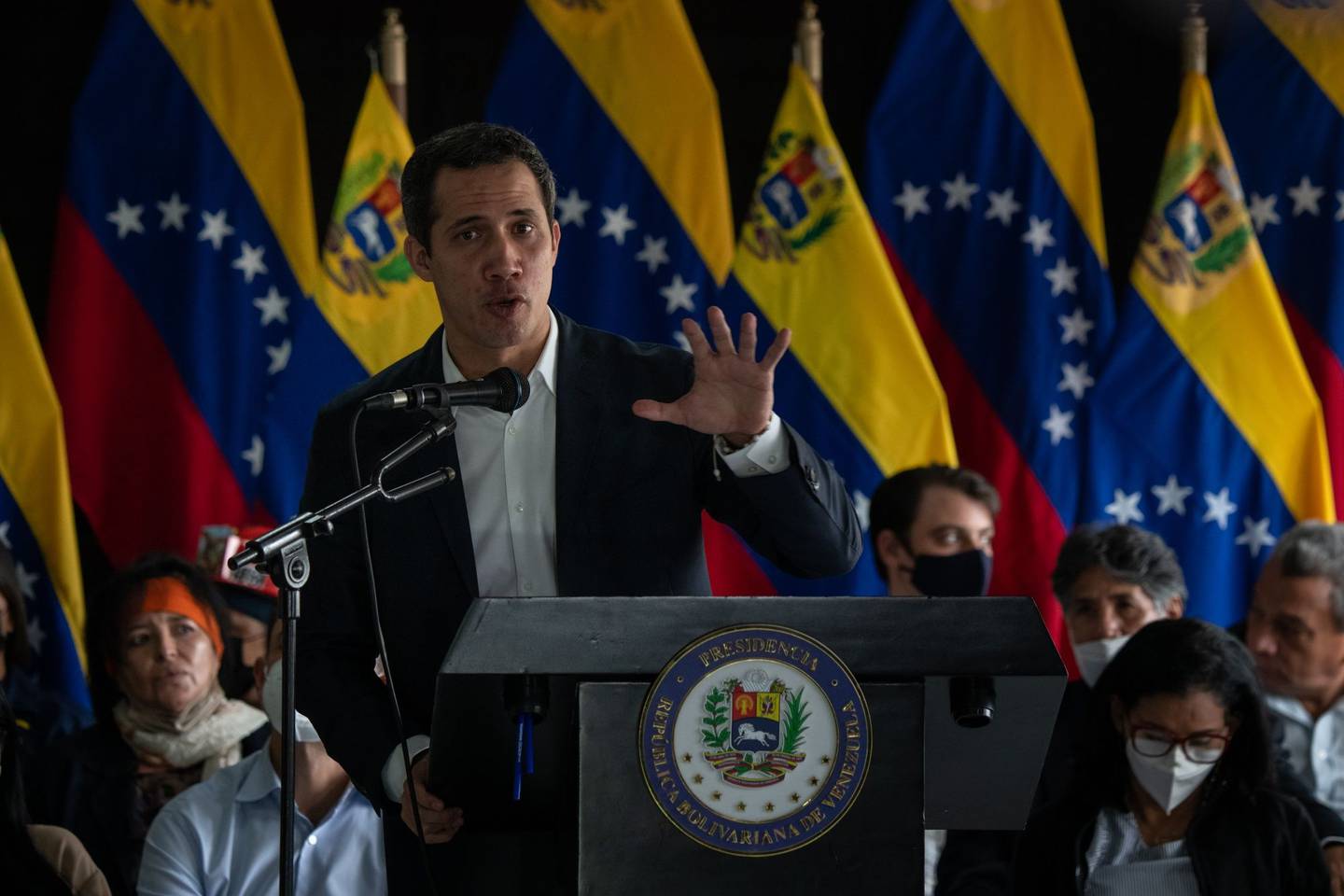 Venezuelas opposition leader Juan Guaidó