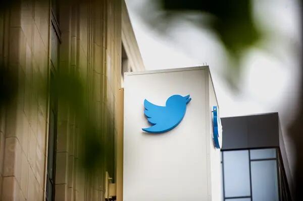 Twitter Inc. signage is displayed outside the company's headquarters in San Francisco.