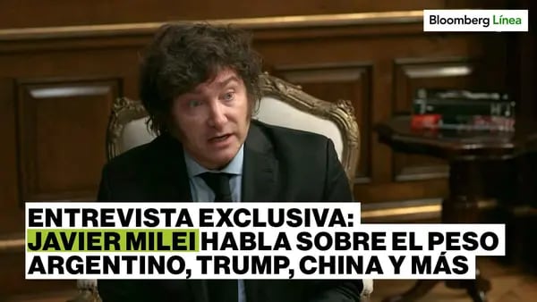 Entrevista exclusiva: Javier Milei habla sobre el peso argentino, Trump, China y másdfd