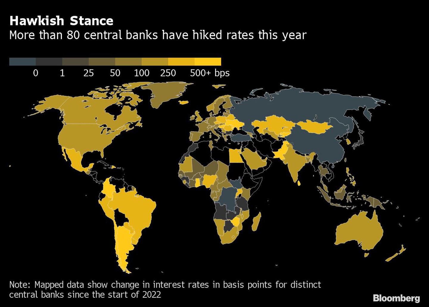 Postura agresiva | Más de 80 bancos centrales han subido los tipos este añodfd