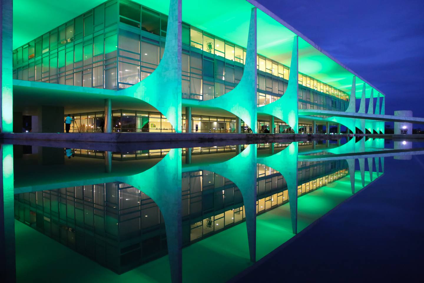 The Planalto Palace, in Brasilia, headquarters of the federal government and one of the stages for the inauguration ceremony next Sunday.