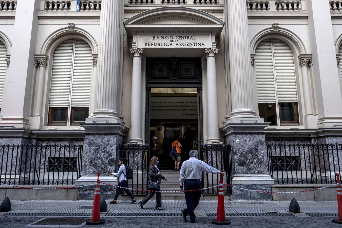 Argentina's Central Bank building in Buenos Aires