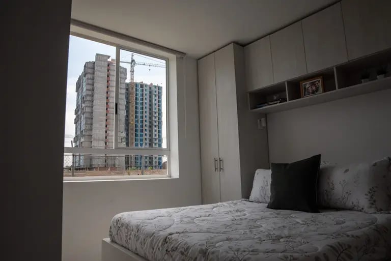 Una habitación de un apartamento modelo en el proyecto de viviendas Paraíso Central en construcción en Cali, Colombia, el miércoles 5 de enero de 2023. dfd
