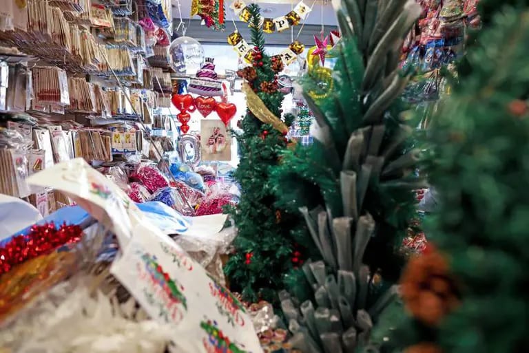 Compradores determinados agora podem encontrar árvores de Natal em exposição permanente e não mais escondidas em uma sala dos fundosdfd