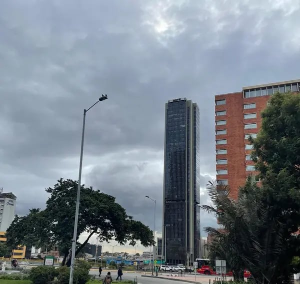 en el centro de Bogotá