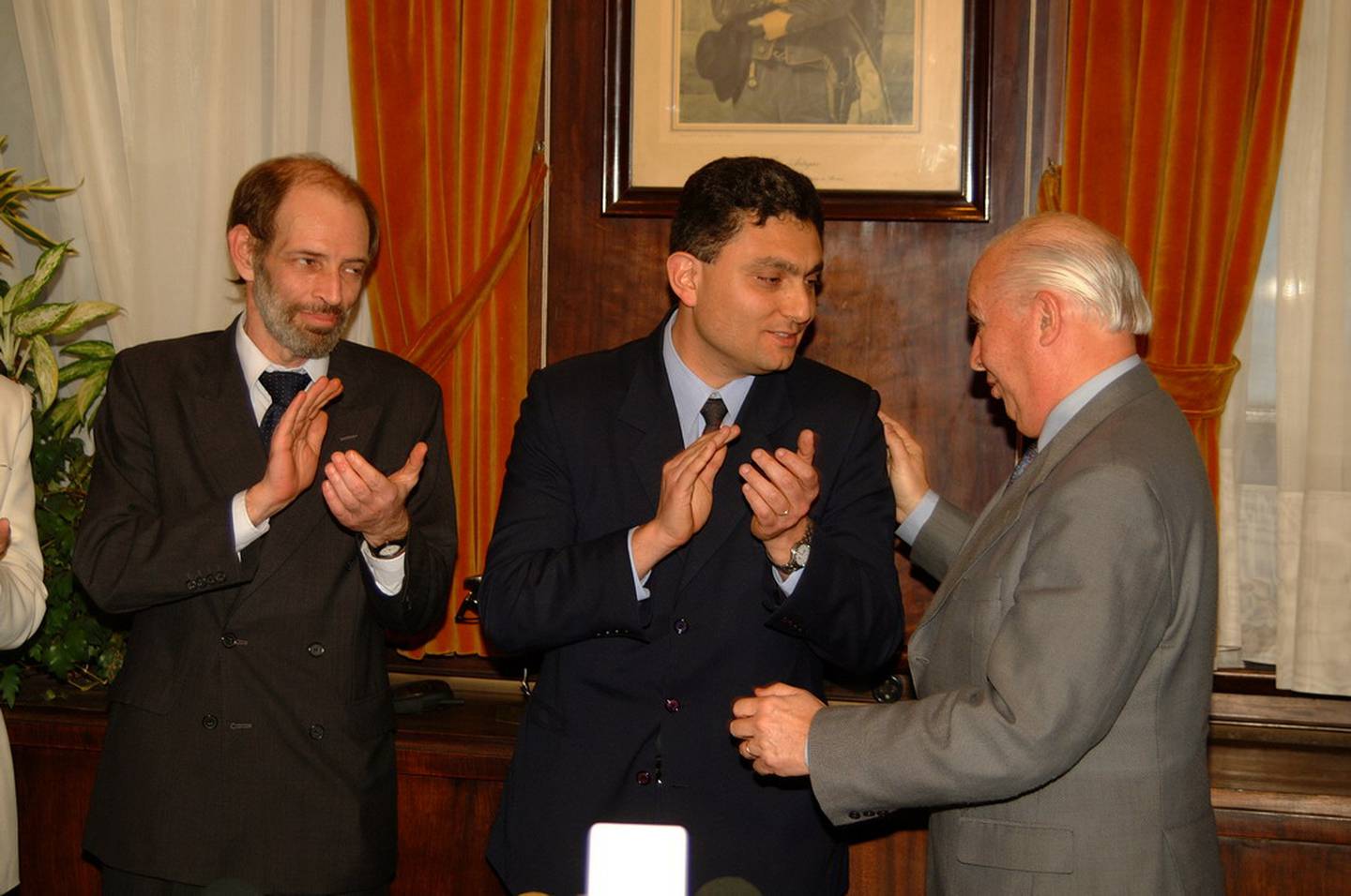 Alfie asumió en 2003 como ministro de Economía, en lugar de Alejandro Atchugarry. Foto: Archivo Presidencia de la República.dfd