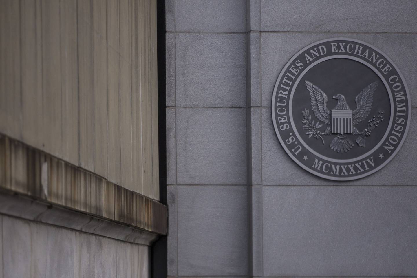 El edificio de la Comisión de Bolsa y Valores se alza en Washington, Estados Unidos, el 22 de diciembre de 2018. Fotógrafo: Zach Gibson/Bloombergdfd