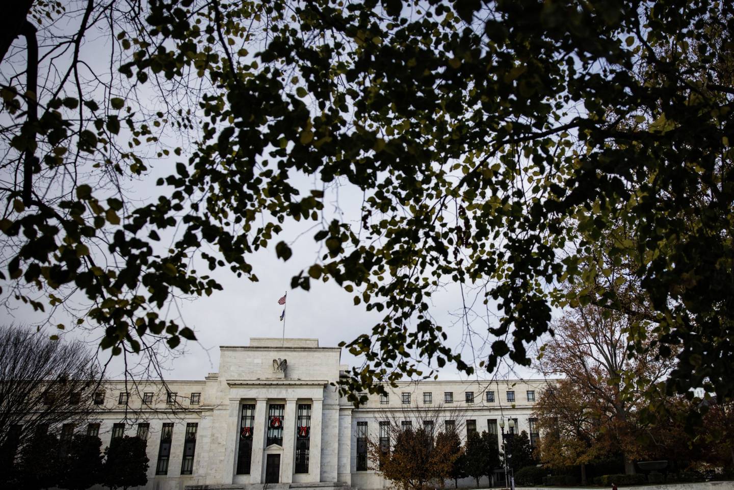 El edificio de la Reserva Federal Marriner S. Eccles en Washington, D.C., EE.UU. el sábado 20 de noviembre de 2021.