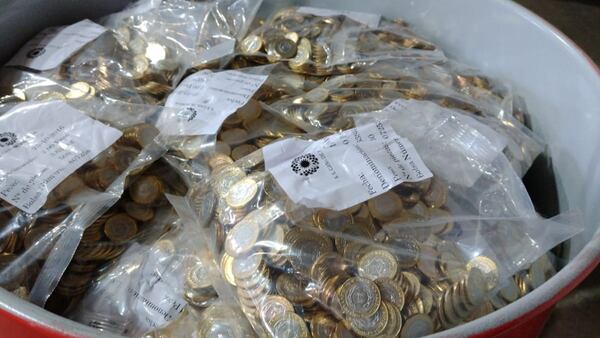 Inédito: El BCRA subastará 962 toneladas de monedas por $522 millonesdfd