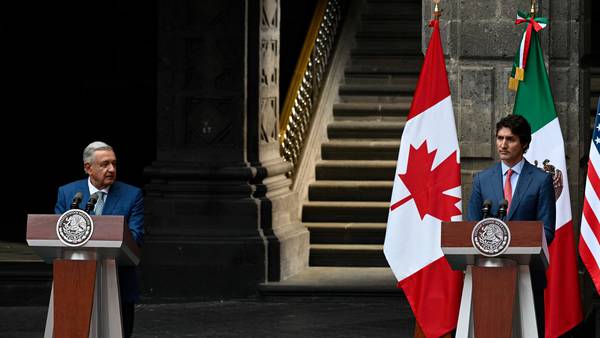 AMLO se compromete con Trudeau a recibir a empresas canadienses inconformes con su Gobiernodfd