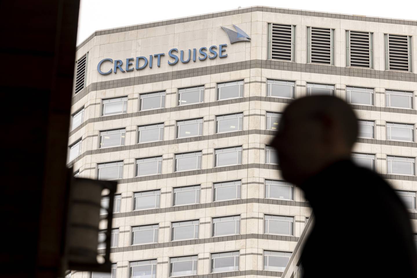 La sede en el Reino Unido de Credit Suisse Group AG