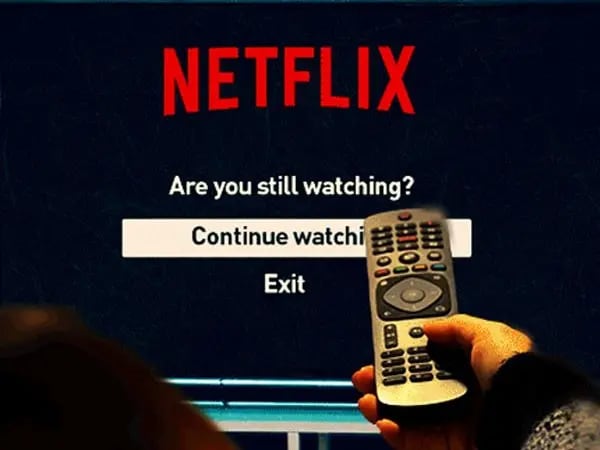Una persona viendo Netflix. Foto: Bloomberg