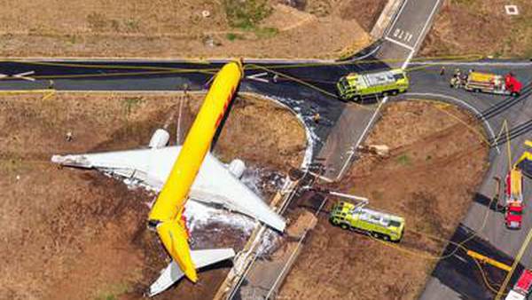 Más de 8.000 pasajeros se vieron afectados con el accidente del avión DHL en Costa Ricadfd