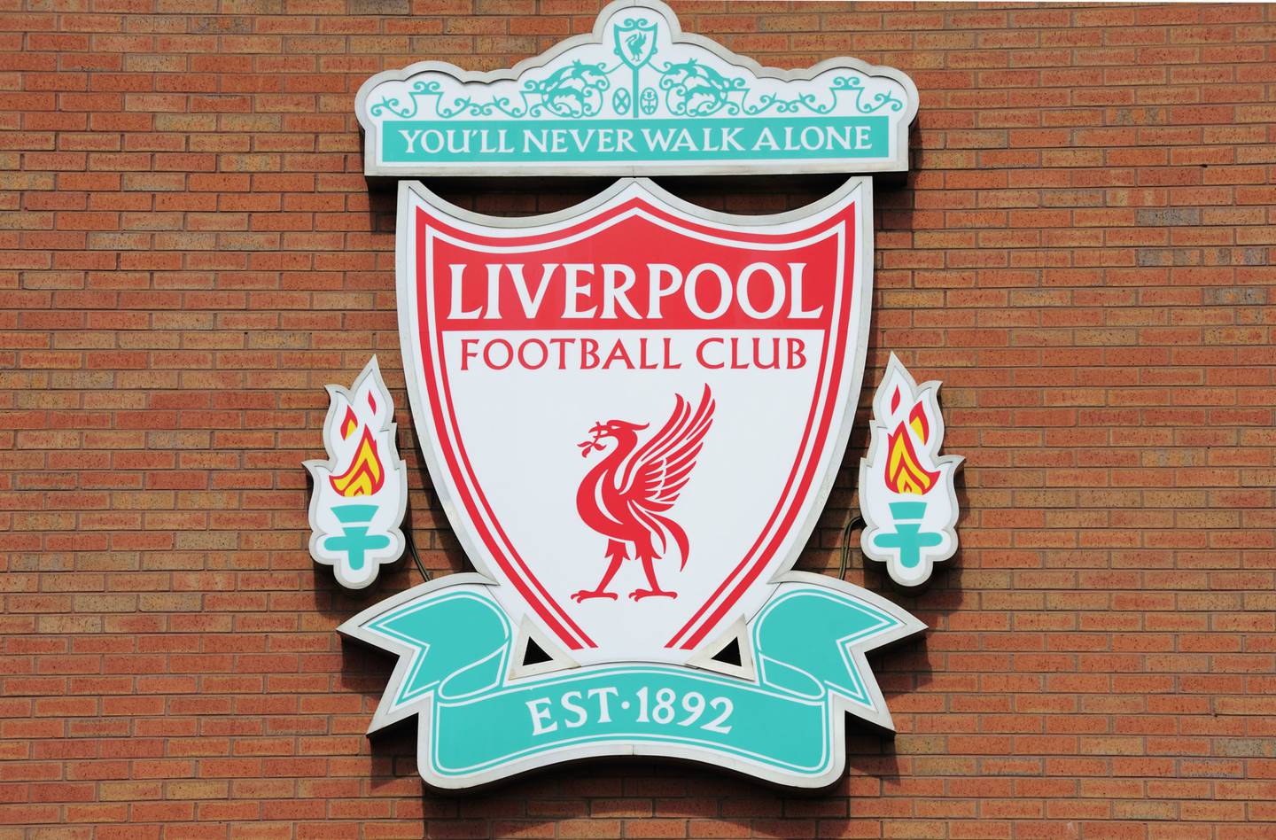 El escudo del Liverpool FC