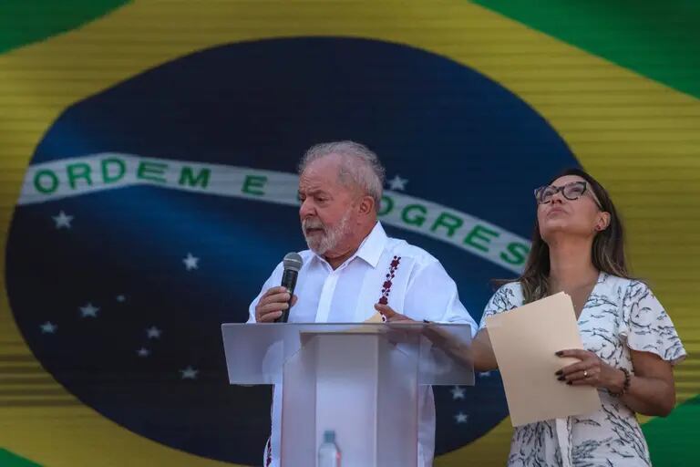 Lulas wife Rosangela da Silva, seen as his possible successor, attended numerous campaign events with her husband.dfd