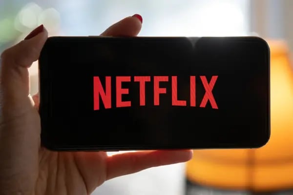 The Netflix logo on a smartphone. Photographer: Chona Kasinger/Bloomberg