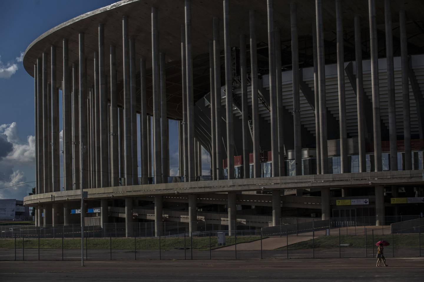 The Mane Garrincha National Stadium in Brazil was renovated for $900 million ahead of the 2014 World Cup.  Photographer: Dado Galdieri/Bloombergdfd