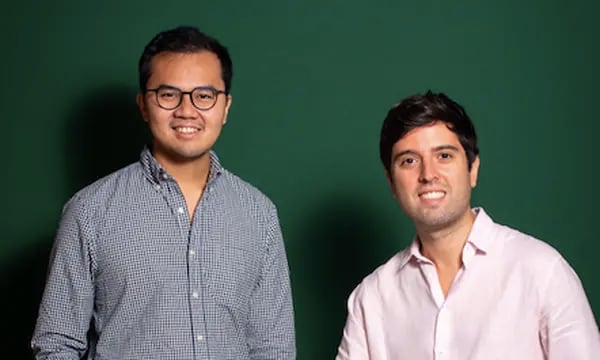 Nico Barawid (left), CEO of Casai, and Thomaz Guz, Nomah's CEO.