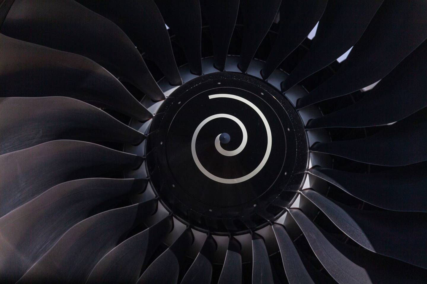 La turbina de un Airbus SE A380 de Rolls-Royce