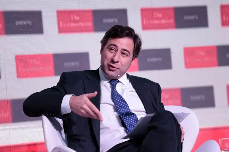 Martín Eurnekian habla durante un evento en Buenos Aires, Argentina, en marzo de 2018. Fotógrafa: Sarah Pabst / Bloombergdfd