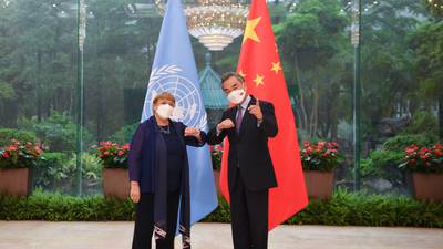 Bachelet diz à China que medidas antiterroristas devem respeitar direitosdfd