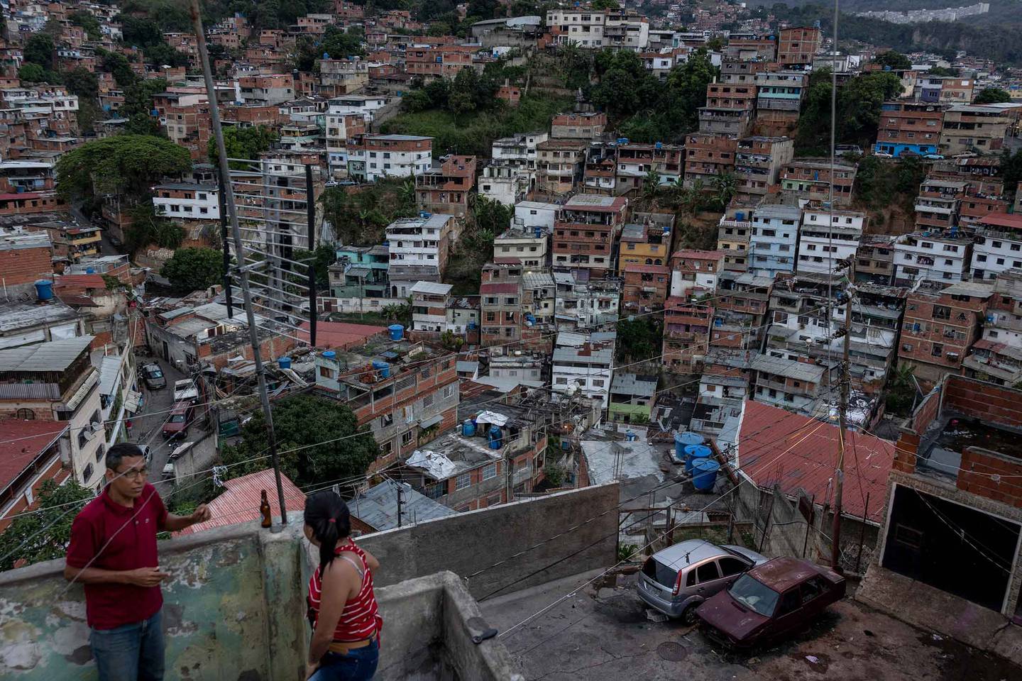 Vista de Petare, barrio marginal de Caracas.Photographer: Fabiola Ferrero for Bloomberg Marketsdfd