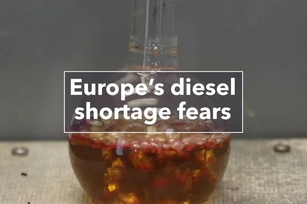El temor ante la escasez de diésel en Europadfd