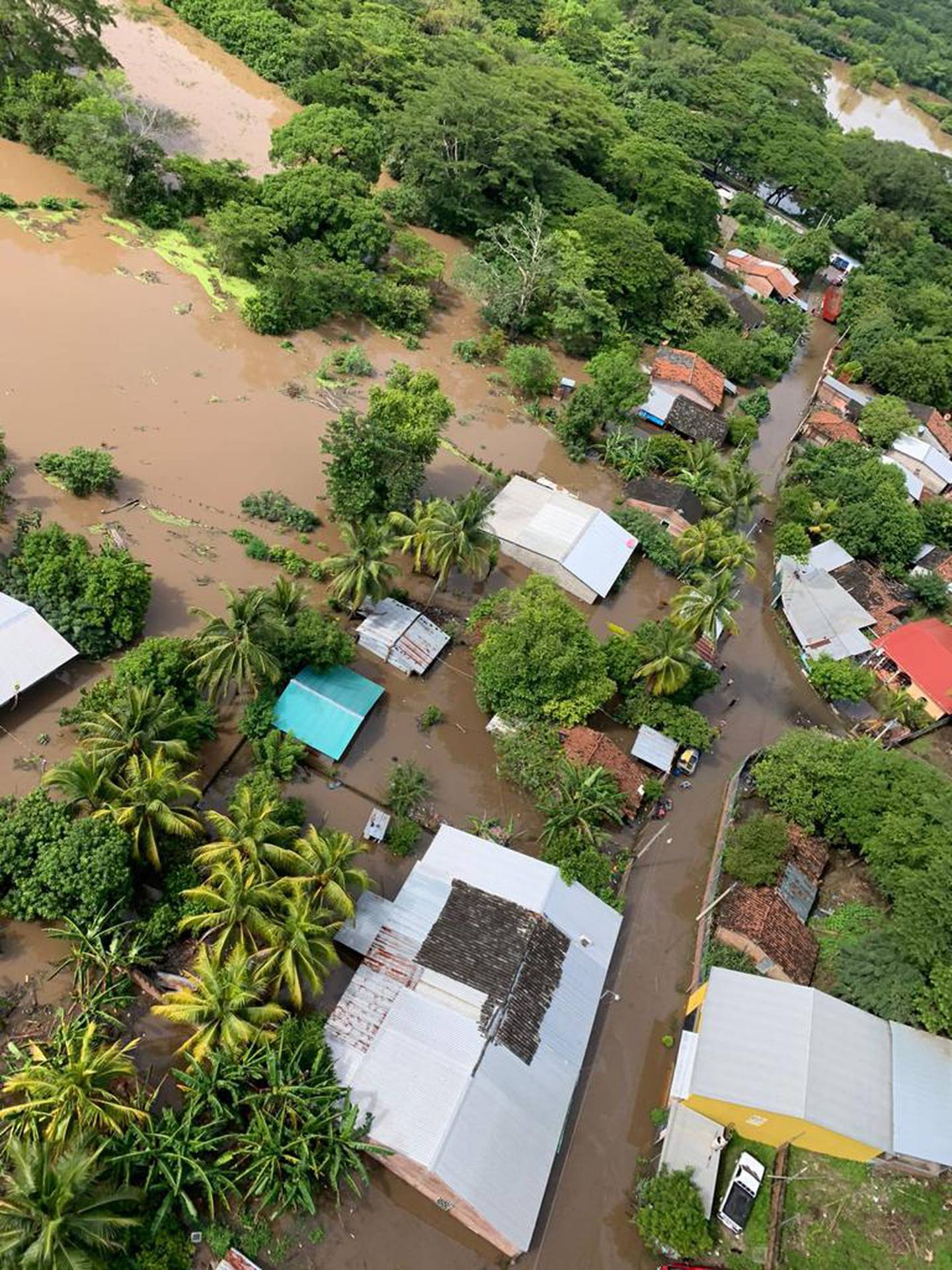 Desborde del Río Grande de San Miguel por la tormenta tropical Julia.dfd