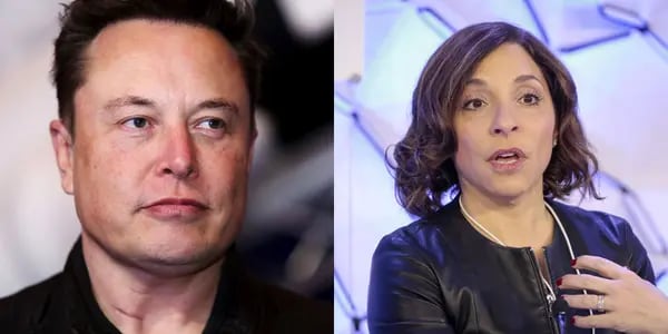 Elon Musk y Linda Yaccarino, nueva CEO de Twitter