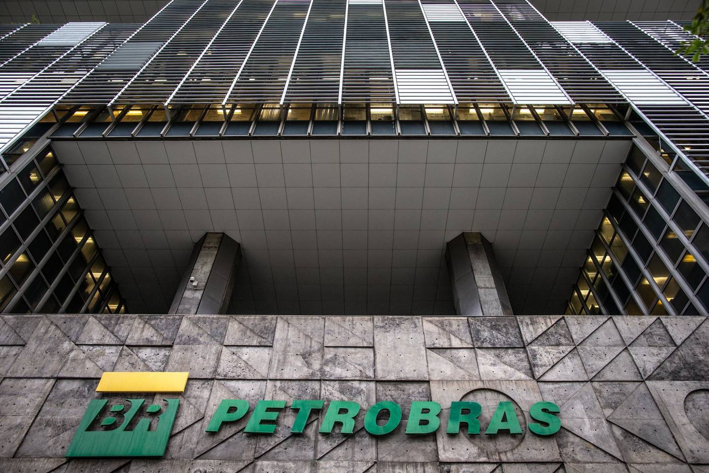 The Petroleo Brasileiro SA (Petrobras) headquarters in Rio de Janeiro, Brazil, on Friday, Feb. 19, 2021. Petrobras declined after President Jair Bolsonaro said that the company's fuel price increases have been excessive, undermining the company's efforts to dispel concerns about political interference.dfd