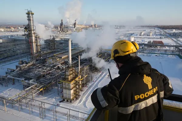 Inside Rosneft PJSC's Neftepererabotka Downstream Oil Refinery.