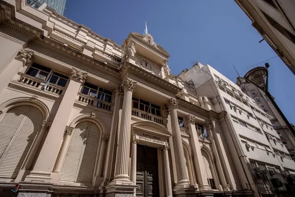 El Banco Central de Argentina en Buenos Aires, febrero 25 de 2022. Fuente: Bloomberg