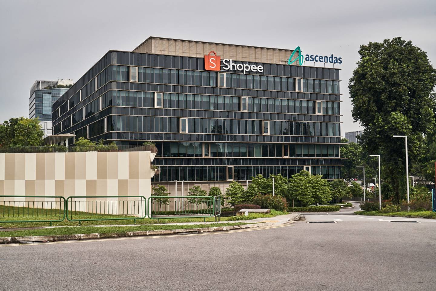 La oficina de Shopee en el parque empresarial One-North de Singapur, el miércoles 19 de mayo de 2021.