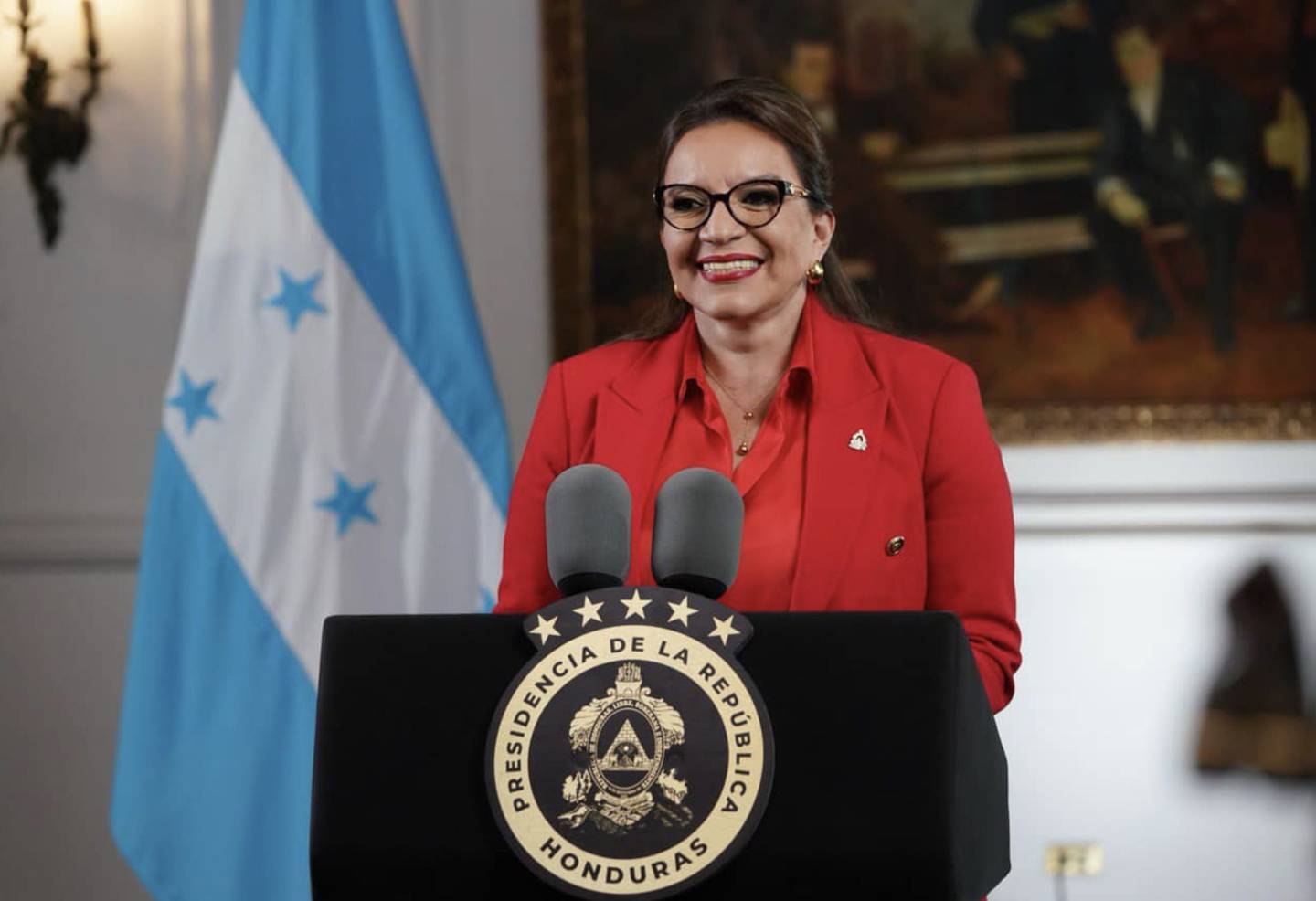 La presidenta Xiomara Castro de Zelaya dio en cadena nacional un informe de los primeros 100 días de su mandato.
