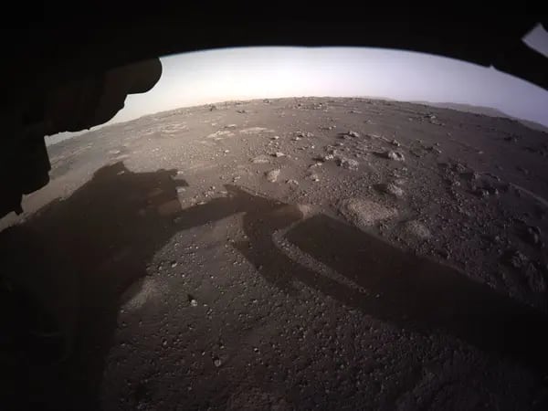 La superficie de Marte captada por el Perseverance Mars rover