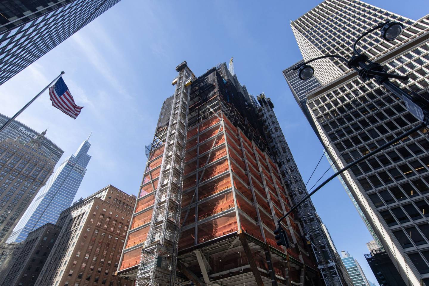 El edificio JPMorgans en el 270 de Park Avenue en Nueva York, en octubre. Fotógrafo: Jeenah Moon/Bloombergdfd