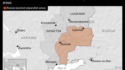 Tensão entre Ucrânia e Rússia aumentam em áreas controladas por separatistas