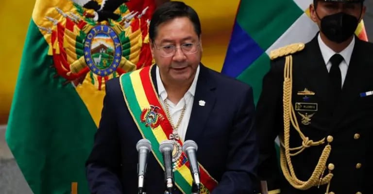 Luis Arce, presidente de Boliviadfd