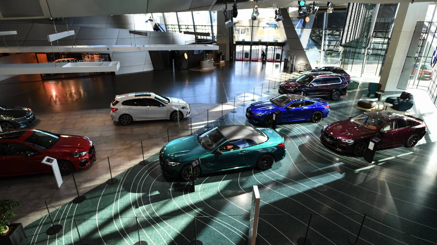 El salón del automóvil BMW Welt en Múnich.