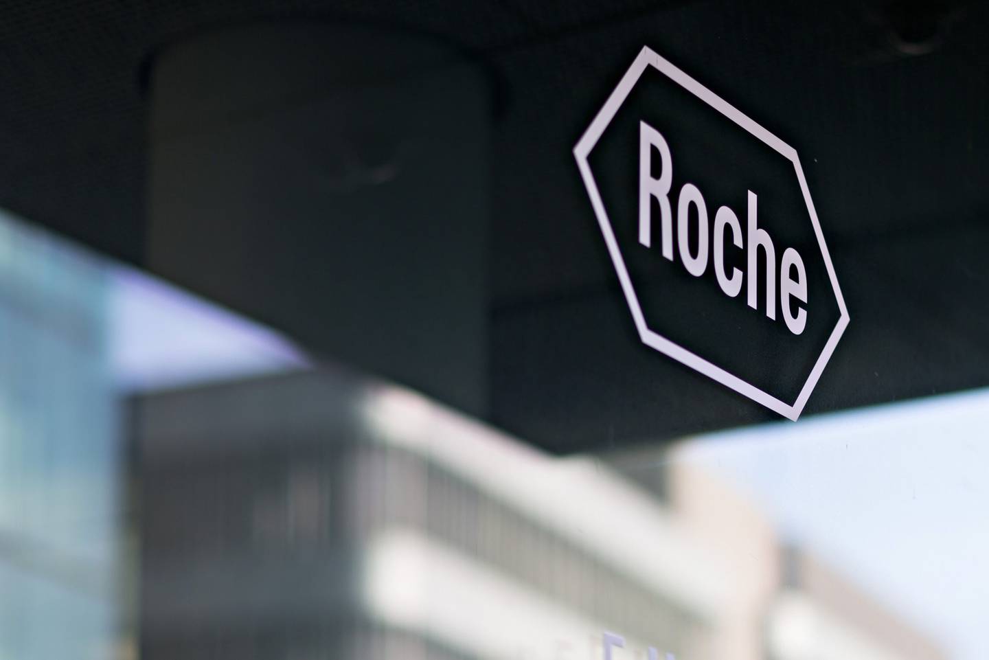 El logo de Roche.
