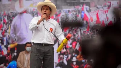 El mandatario peruano disolvió el Congreso de su país el 7 de diciembre de 2022, intentando un autogolpe de Estado, por el cual fue destituido y reemplazado por Dina Boluarte.