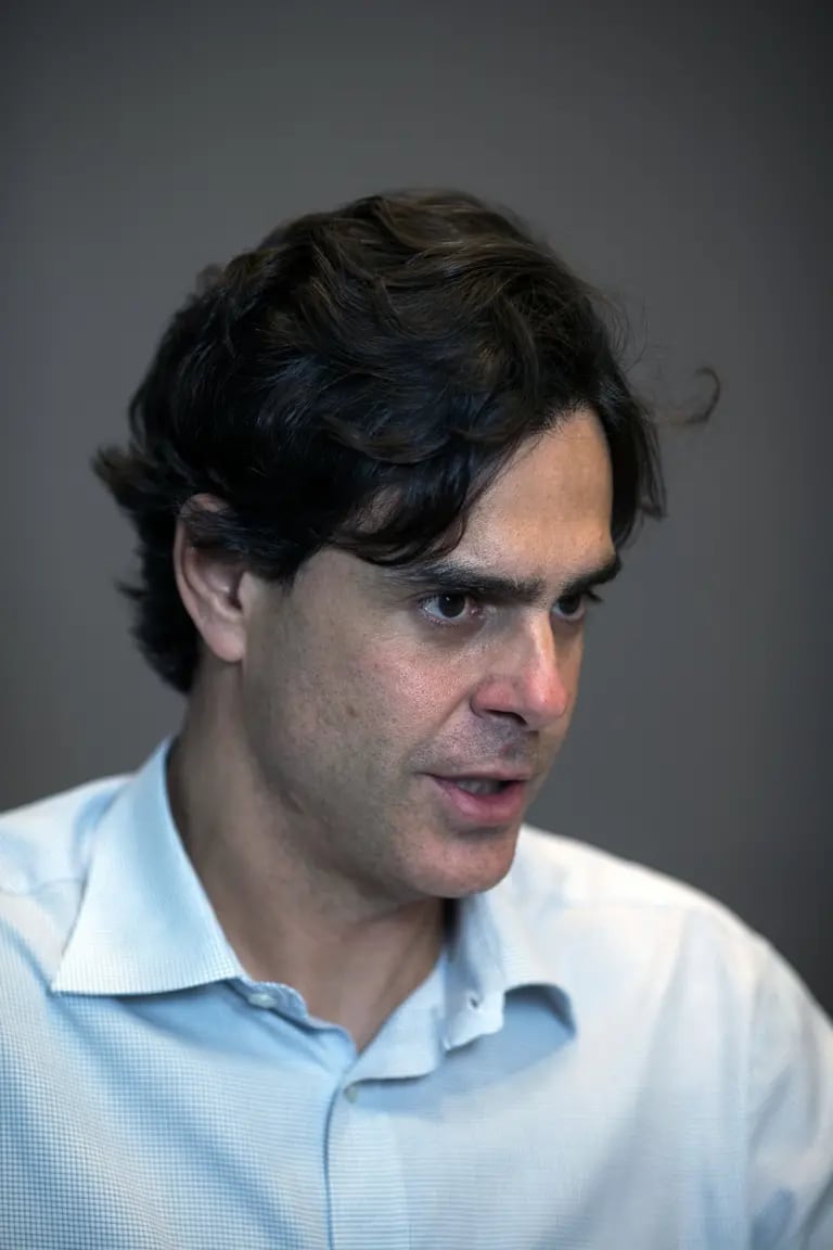Guilherme Benchimol, chief executive officer of XP Investimentos SA, speaks during an interview in São Paulo,, Brazil, in 2018. Photographer: Victor Moriyama/Bloombergdfd