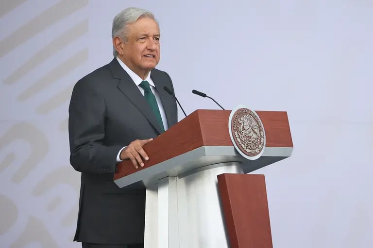 El presidente de México, Andrés Manuel López Obrador.Fotógrafo: Héctor Vivas / Getty Images Sudaméricadfd