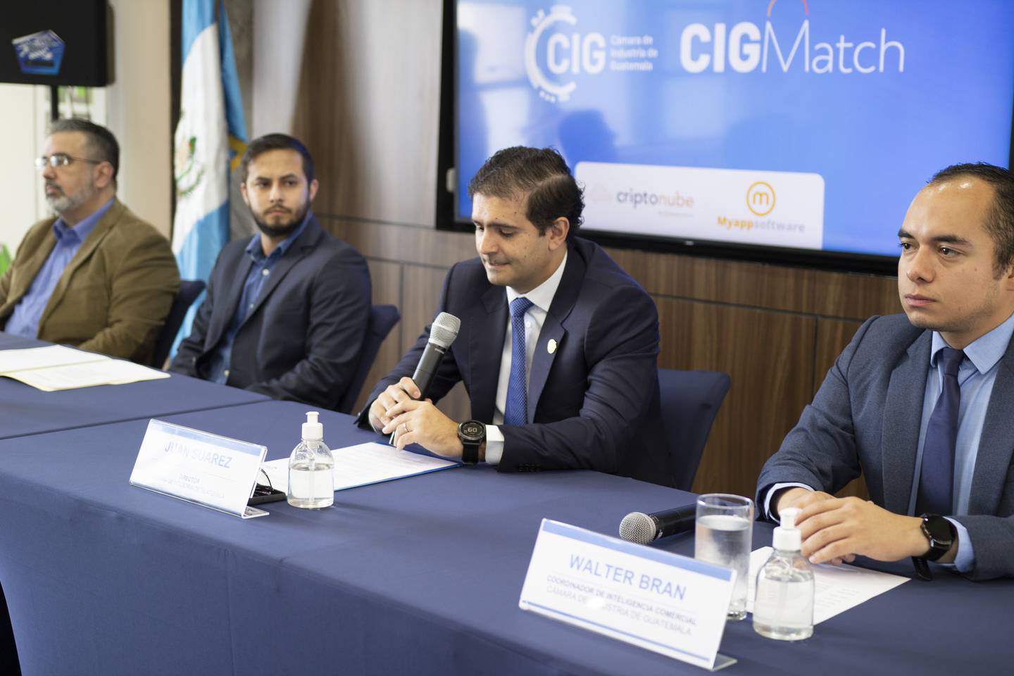 Integrantes de la Gerencia de Competitividad de la CIG lanzaron recientemente la plataforma llamada CIG Match.dfd